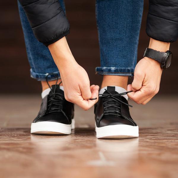 черные кеды Converse