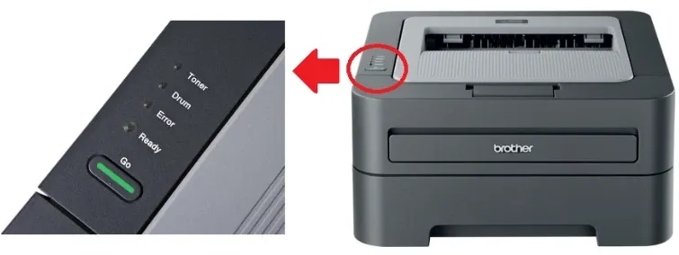 Сброс принтера Brother